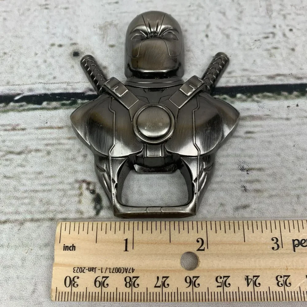 Marvel Deadpool Bottle Opener Metal Magnetic Character Design Bar‎ Tool